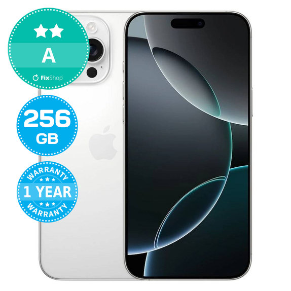 Apple iPhone 16 Pro Max White Titanium 256GB A Recondi?ionat