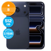 Apple iPhone 17 Pro Deep Blue 512GB B Recondiționat