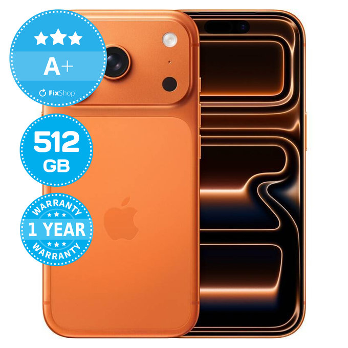 Apple iPhone 17 Pro Cosmic Orange 512GB A+ Recondiționat