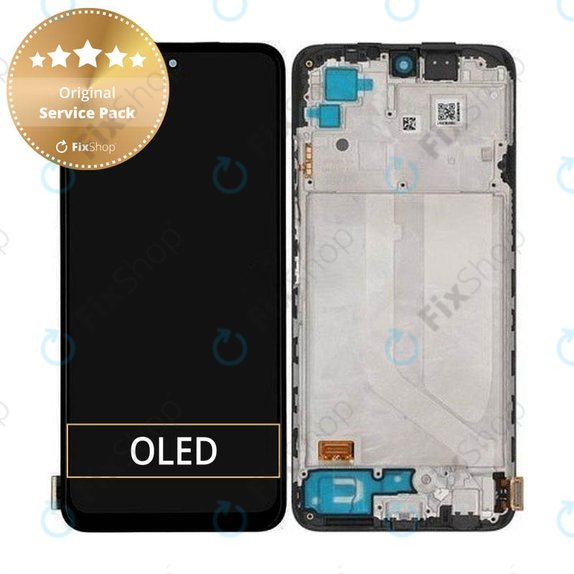 Xiaomi Redmi Note 10S - Ecran LCD + Sticlă Tactilă + Ramă (Onyx Gray) - 5600020K7B00, 560002K7BN00 Genuine Service Pack