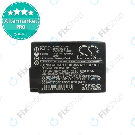 Leica Q, V-Lux 4 - Baterie BP-DC12 Li-Ion 800mAh HQ