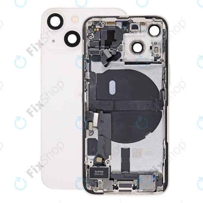 Apple iPhone 13 Mini - Carcasă Spate cu Piese Mici (Starlight)