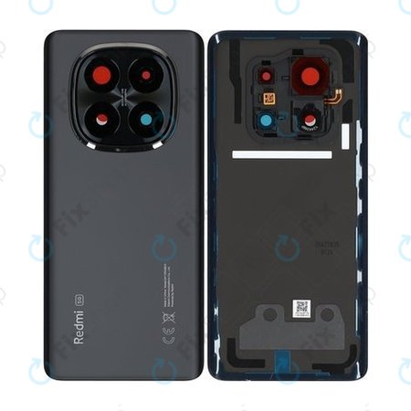 Xiaomi Redmi Note 14 Pro+ 5G 24094RAD4G - Carcasă Baterie (Midnight Black) - 5600240O16U00 Genuine Service Pack
