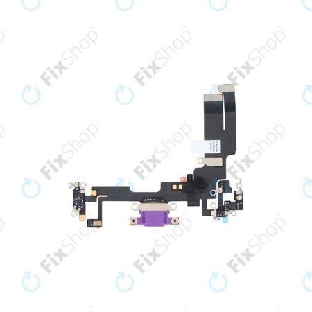 Apple iPhone 14 - Conector de Încărcare + Cablu Flex (Purple)
