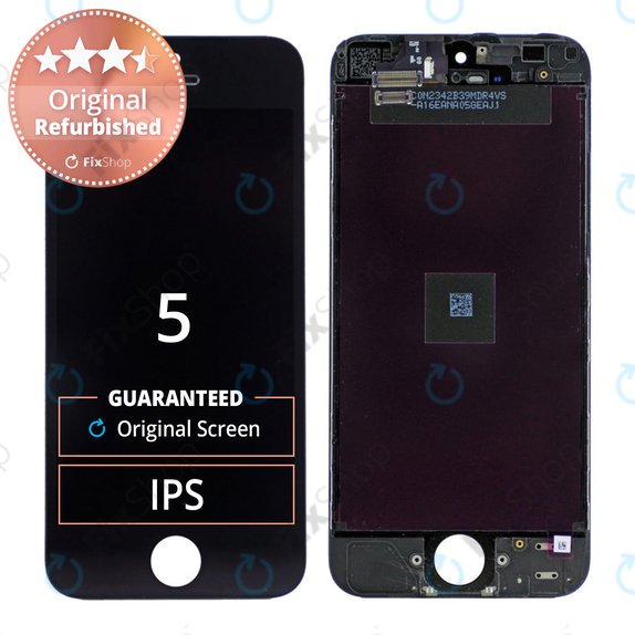 Apple iPhone 5 - Ecran Display LCD + Touchscreen + Ramă (Black) Original Refurbished