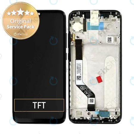 Xiaomi Redmi Note 7 M1901F7G M1901F7H - Ecran LCD + Sticlă Tactilă + Ramă (White) - 560460002033 Genuine Service Pack