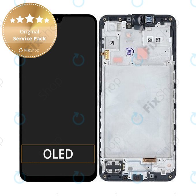 Samsung Galaxy A16 5G - Ecran LCD + Sticlă Tactilă + Ramă (Blue Black) - GH82-36143A Genuine Service Pack