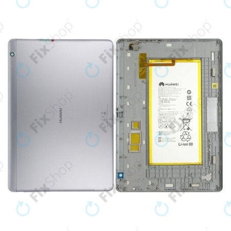 Huawei MediaPad T3 10.0 AGS-L09 - Carcasă Baterie + Baterie (Space Grey) - 02351LEV, 02351KDH
