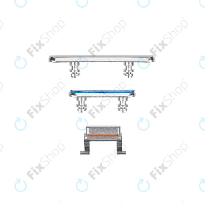 Apple iPhone XR - Set Butoane Volum + Pornire + Modul Silen?ios (White)