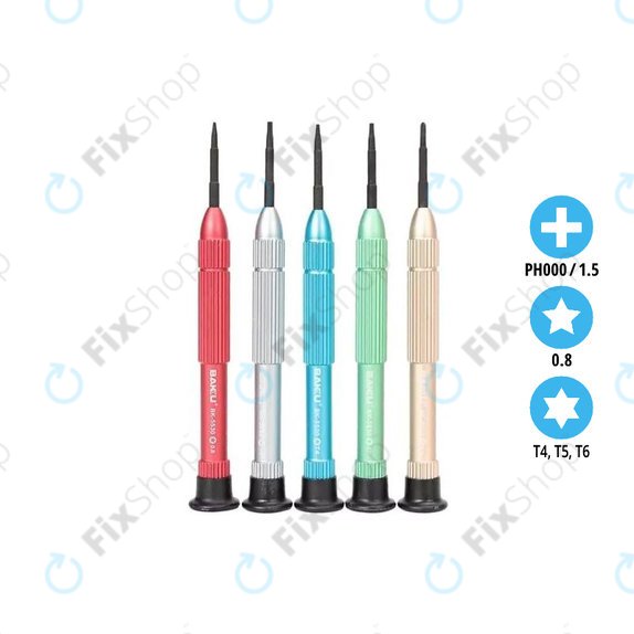 Baku BK-5530 - Set de șurubelnițe pentru Service Laptop (5buc)
