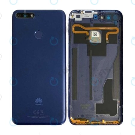 Huawei Y6 Prime (2018) - Carcasă Baterie + Senzor de Amprentă (Blue) - 97070TYK
