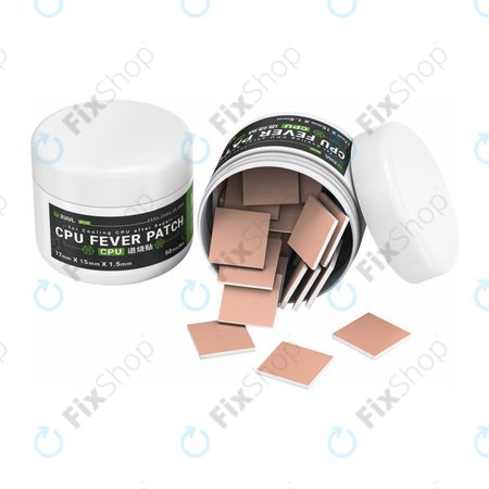 Pad termic pentru CPU, răcire, 2UUL SC09, 17x15x1.5mm