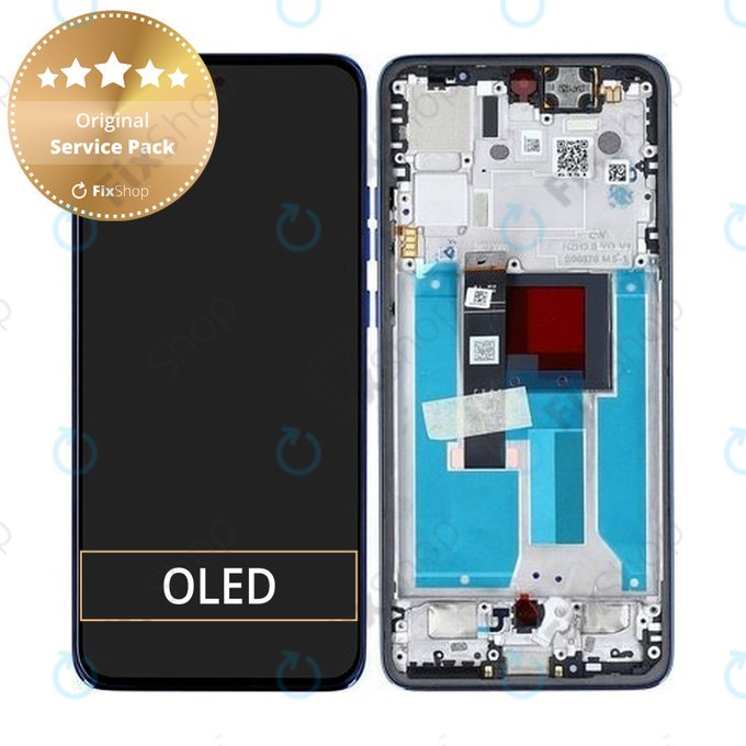 Motorola Edge 50 Neo - Ecran LCD + Sticlă Tactilă + Ramă (Nautical Blue) - 5D68C28686 Genuine Service Pack