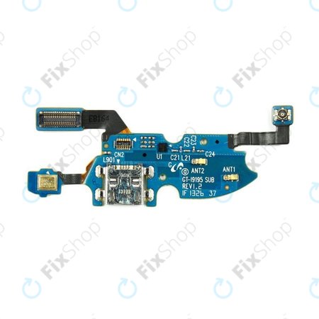 Samsung Galaxy S4 Mini i9195 - Conector de Încărcare + Cablu Flex + Microfon - GH59-13379A Genuine Service Pack