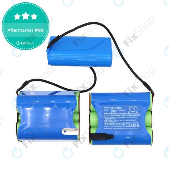 Baterie pentru ETA 1424 Carsha, 2000mAh, Ni-MH, 14.4V, ETA1424 900000, HQ