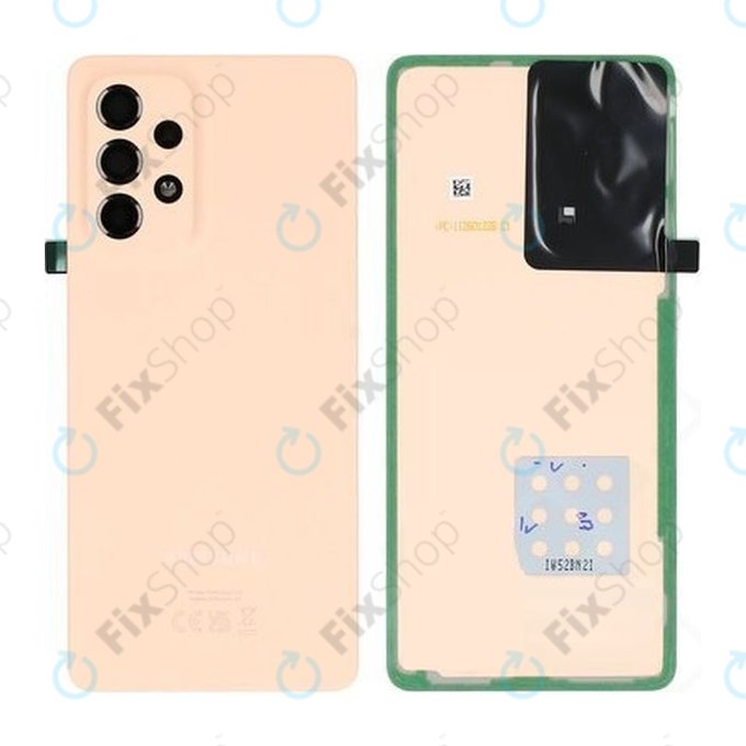 Samsung Galaxy A53 5G A536B - Carcasă Baterie (Orange) - GH82-28017D Genuine Service Pack