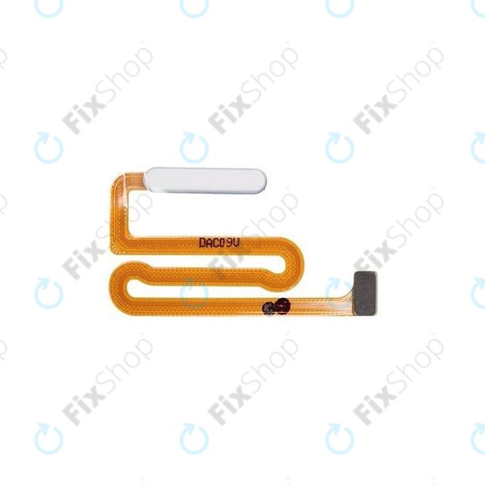 Samsung Galaxy A12 A125F - Senzor de Amprentă Deget + Cablu Flex (White) - GH96-14087B Genuine Service Pack