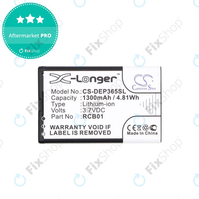 Baterie pentru Doro Primo 365, 1300mAh, Li-Ion, 3.7V, RCB01, HQ