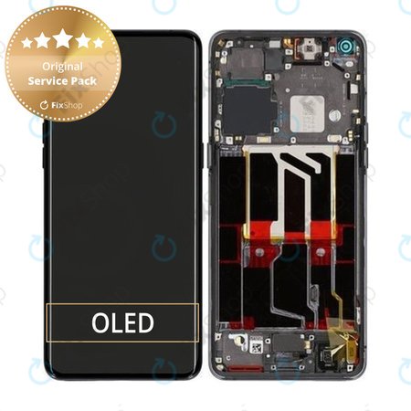 Oppo Find X5 Pro - Ecran LCD + Sticlă Tactilă + Ramă (Glaze Black) - 4130012 Genuine Service Pack