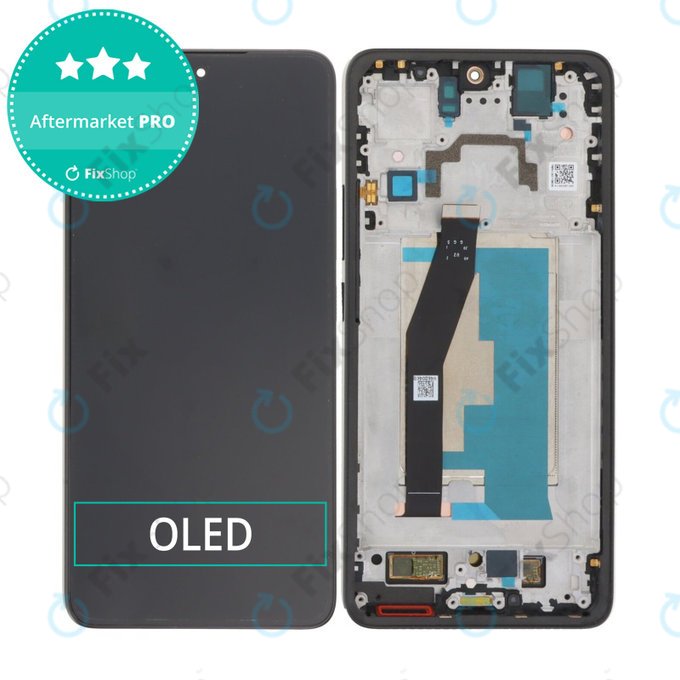 Xiaomi 14T 2406APNFAG - Ecran LCD + Sticlă Tactilă + Ramă (Titan Black) OLED