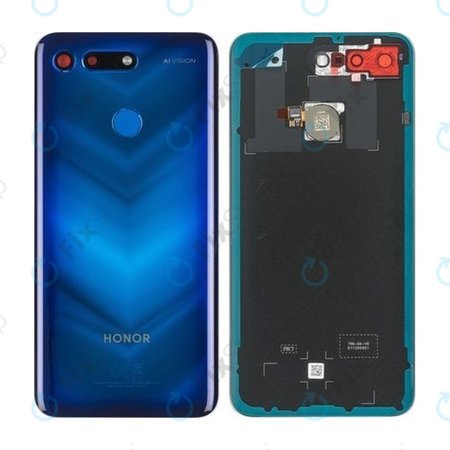 Huawei Honor View 20 - Carcasă Baterie + Senzor de Amprentă (Phantom Blue) - 02352JKJ, 02352LNV Genuine Service Pack