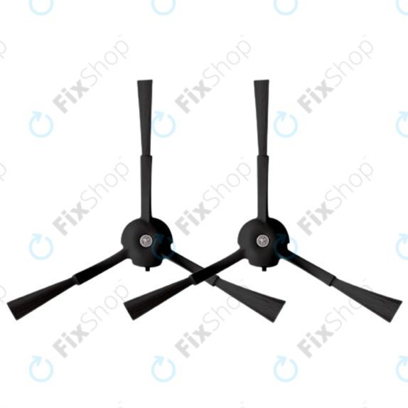 Perie laterală, 2 buc., Negru pentru Roborock S8 MaxV Ultra, S8 Max Ultra