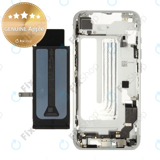Ramă Mijlocie cu Baterie iPhone 16e | White | ZD076-00698 | Genuine Apple
