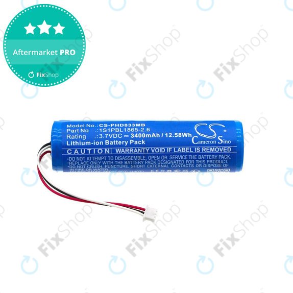 Baterie pentru Philips Avent SCD833, Avent SCD835, Avent SCD841, Avent SCD831, 3400mAh, Li-ion, 3.7V, 1S1PBL1865-2.6, HQ