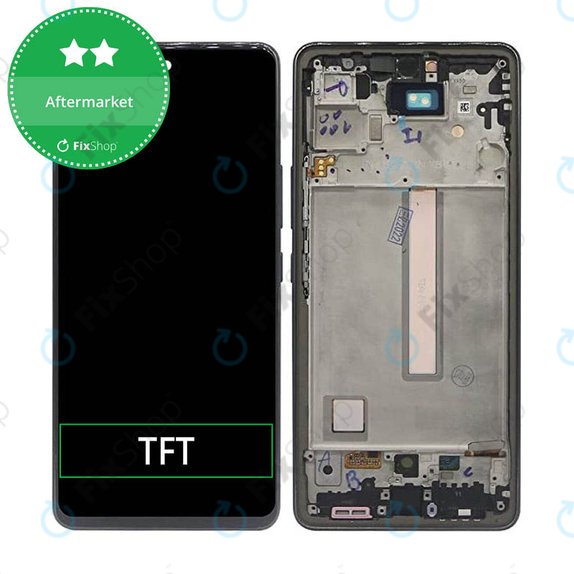 Samsung Galaxy A53 A536B - Ecran LCD + Sticlă Tactilă + Ramă (Awesome Black) TFT