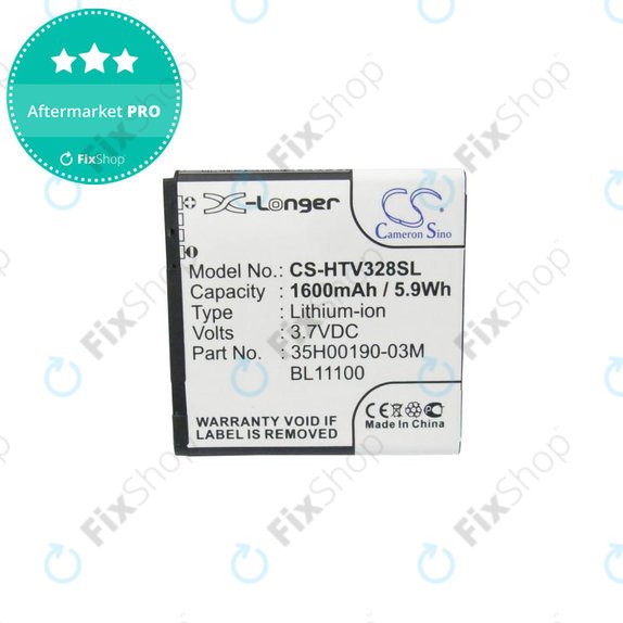 Baterie pentru HTC Desire X, Desire V, 1600mAh, Li-Ion, 3.7V, 35H00190-03M, HQ