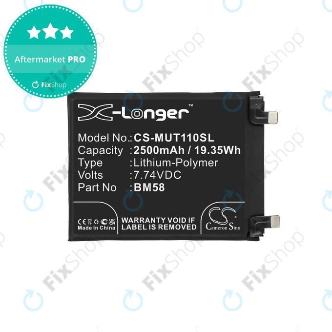 Xiaomi 11T Pro - Baterie BM58 2500mAh HQ