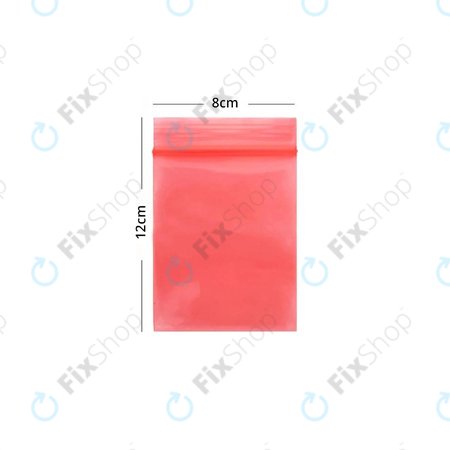 Pungi Antistatice ESD (Red) - 8x12cm 100buc