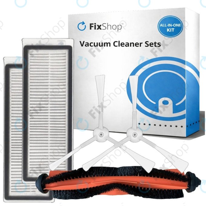 Set de piese de schimb pentru Xiaomi Mi Robot Vacuum Mop Essential (Mijia G1) (1x Perie principală, 2x Filter, 2x Perie laterală)