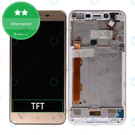 Lenovo VIBE K5 A6020a40 - Ecran LCD + Sticlă Tactilă + Ramă (Gold) TFT