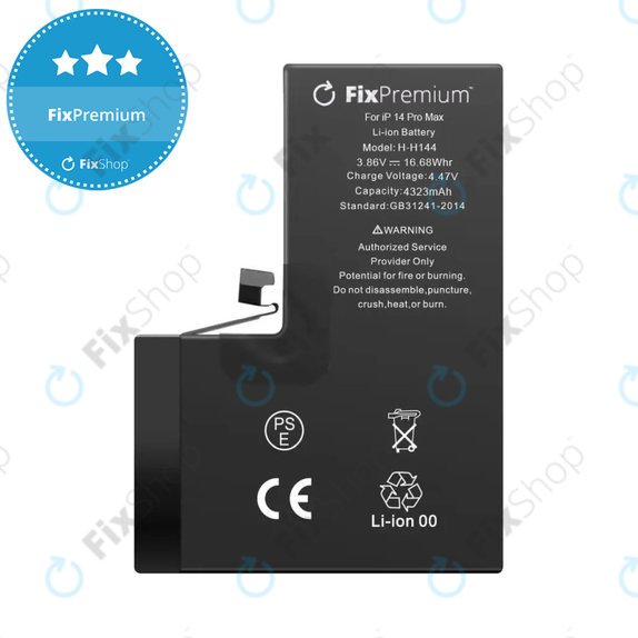 Baterie pentru iPhone 14 Pro Max, 4323mAh, A2830, FixPremium