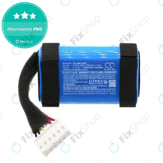 Baterie pentru JBL Charge 5 WiFi, 15000mAh, Li-Ion, 3.7V, 5 PRO-INR21700M50LT-1S3P, HQ