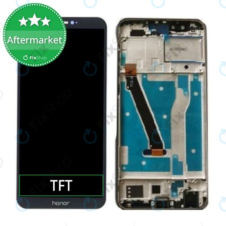 Huawei Honor 9 Lite - Ecran LCD + Sticlă Tactilă + Ramă (Midnight Black) OEM