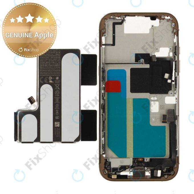 Ramă Mijlocie cu Baterie iPhone 16 Pro | Desert Titanium | ZD076-00691 | Genuine Apple
