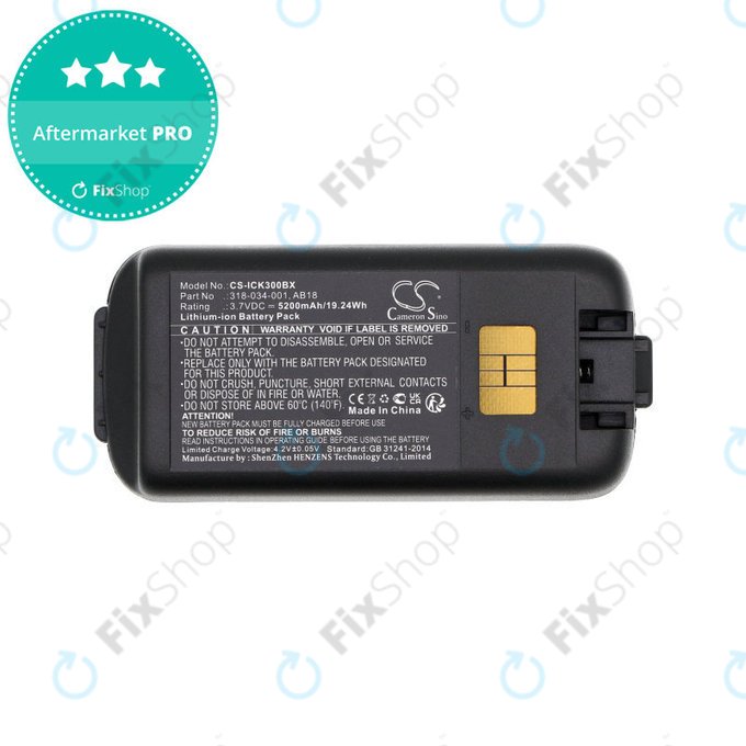 Baterie pentru Intermec CK3, CK3A, CK3X, CK3R, CK3C, CK3C1, CK3N, 5200mAh, Li-Ion, 3.7V, 318-034-001, HQ