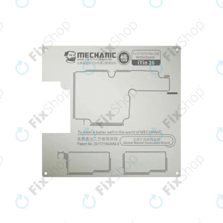 Mecanic iTin 26 - Șablon din Oţel Plăci de bază din Oţel pentru iPhone XS, XS Max