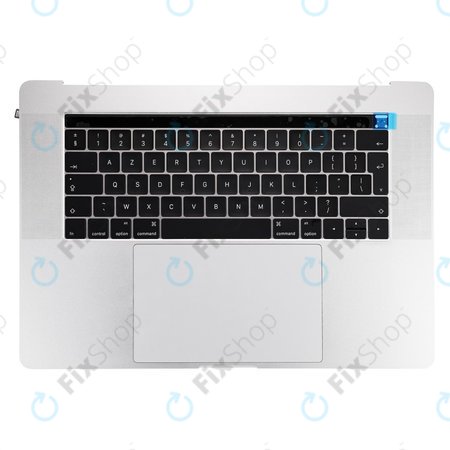 Apple MacBook Pro 15" A1707 (Late 2016 - Mid 2017) - Superior Ramă Tastatură + Tastatură UK + Microfon + Trackpad + Boxe (Silver)