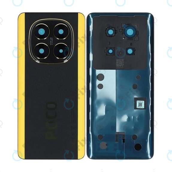 Xiaomi Poco X7 24095PCADG - Carcasă Baterie (Black) - 5600080O16P00 Genuine Service Pack