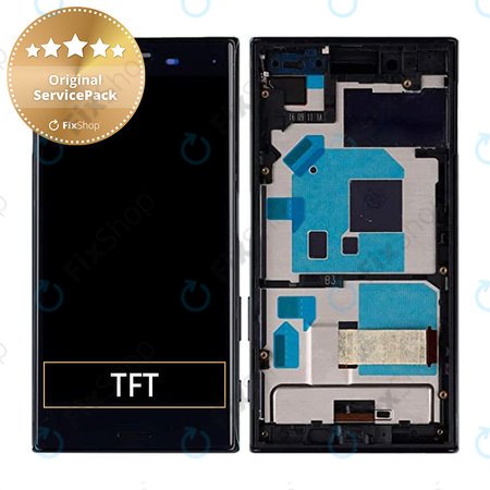 Sony Xperia X Compact F5321 - Ecran LCD + Sticlă Tactilă + Ramă (Universe Black) - 1304-1869 Genuine Service Pack