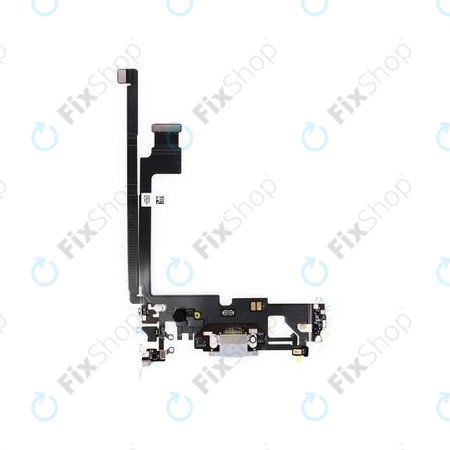 Apple iPhone 12 Pro Max - Conector de Încărcare + Cablu Flex (Silver)