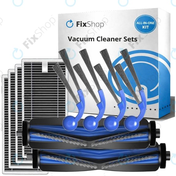 Set de piese de schimb pentru Ecovacs T80 Omni, T80 (2x Perie principală, 4x Filter, 4x Perie laterală)