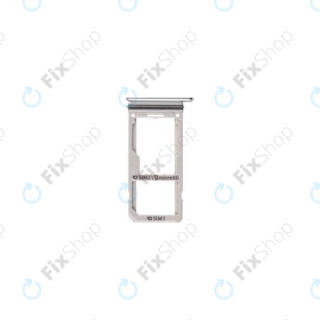 Samsung Galaxy S8 Plus G955F - SIM/Slot SD (Arctic Silver) - GH98-41557B, GH98-41131B Genuine Service Pack