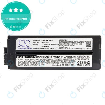 Baterie pentru Canon Selphy CP, 2000mAh, Li-Ion, 22.2V, NB-CP1L, HQ