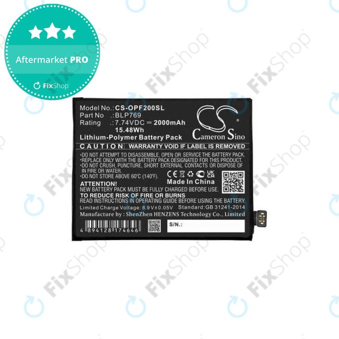 Oppo Find X2 - Baterie BLP769 2000mAh HQ