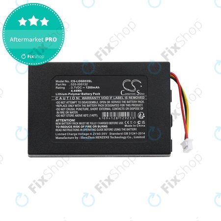 Baterie pentru Logitech G533, G933, 1200mAh, Li-Pol, 3.7V, 533-000132, HQ