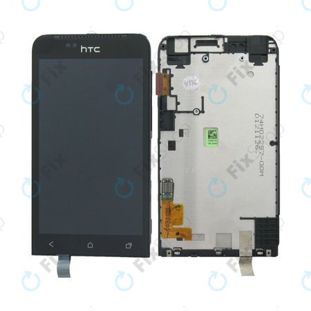HTC One V - Ecran LCD + Sticlă Tactilă + Ramă - 80H01297-00, 80H01297-03 Genuine Service Pack